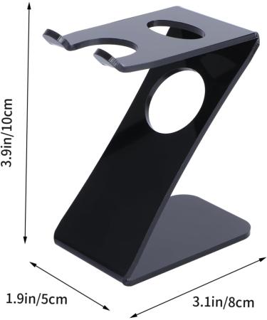 Buy Minkissy Men's Bearing Brush Holder for Razors & Shaving Brushes | Durable Acrylic Stand for Grooming Accessories - Buy Online on GoSupps.com