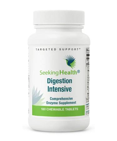 Seeking Health Digestion Intensive Chewable Comprehensive Digestive Enzyme Supplement Supports Comfort After Eating Vegan and Vegetarian (180 chewable tablets)*