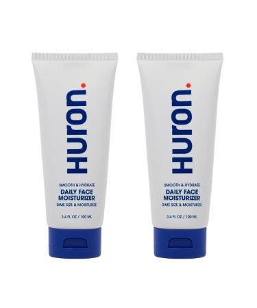 Huron Men s Face Moisturizer Lightweight Soothing Cooling Face Lotion for All-Day Lasting Hydration Vegan Phthalate Free Sulfate Free Paraben Free 3.4 Fl Oz (2 Pack) Face Moisturizer 2 Pack