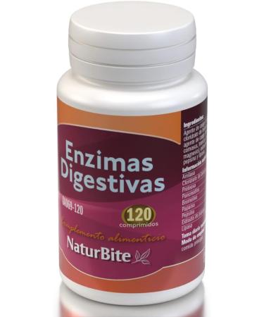  naturbite Actibios Digestive Enzymes 120Comp. 1 Unit 400 g - Buy Online on GoSupps.com