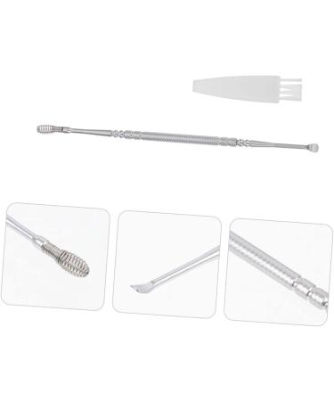 Spiral Ear Pick: Reusable Earwax Remover & Cleaner Tool - Portable and Convenient Spring Silver Design - Household Metal Ear Cleaning Tool - 13x0.5CM - Buy Online on GoSupps.com