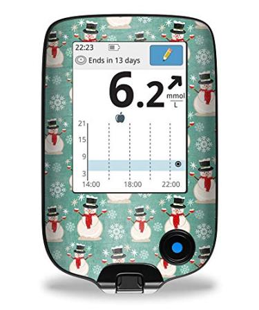 Sticker for FreeStyle Libre 2 & 3 reader Snowman myDili