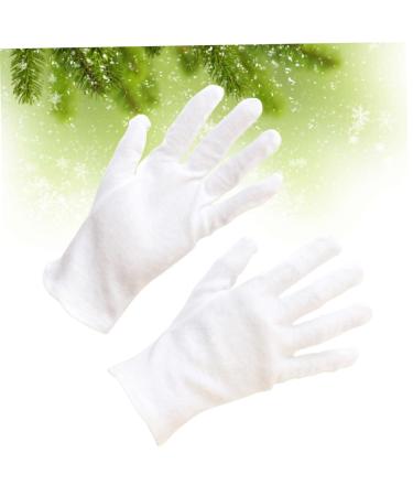CLISPEED 24 Pairs Warm Work Gloves Coin Gloves Cotton Hand Moisturizer Gloves Anti-spitting Work Gloves Hair Salon Gloves Hand Gloves Warm Gloves White Moisturizing Labor Protection Cotton - Buy Online on GoSupps.com