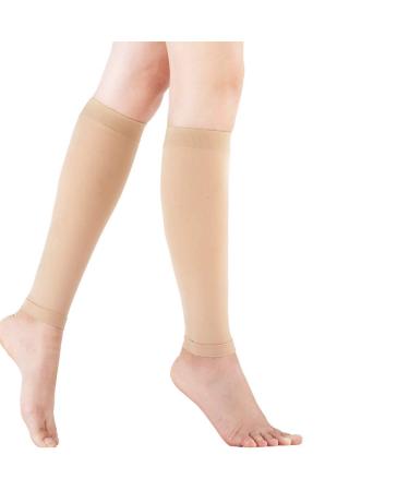 Comfortable and durable leg compression socks for men and women - for light varicose veins compression socks female men relieve Waden veins antithrombotic care (15-21mmhg) m