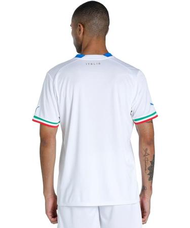 PUMA Men's 2022/23 Official Away Jersey - White & Ultra Blue | International Shipping Available - Buy Online on GoSupps.com