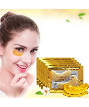 YIXIXI Hyaluronic Acid Eye Gel Patch Reducing Dark Circles  Eye Bags  Wrinkle  Refresh Your Eyes  Improves Elasticity (10 Pairs)