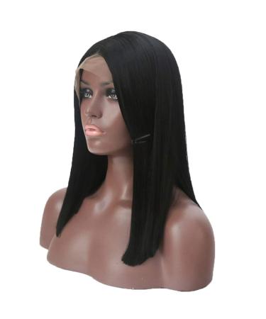 Long Black Curly Wavy Synthetic Wig for Women - Brazilian Cosplay Hair for 50s 60s 70s & 80s Styles - International Shipping - Buy Online on GoSupps.com