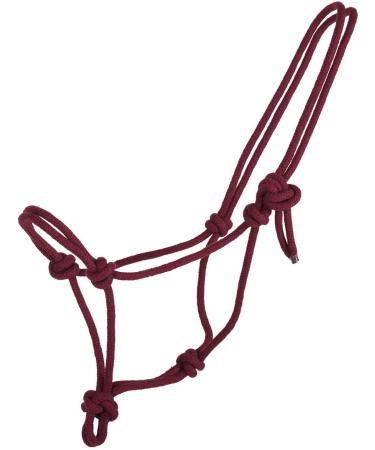 Netproshop Knotted Horse Halter - Bordeaux Blue Green - Mini Shetty to XL Full Size Available - Buy Online on GoSupps.com