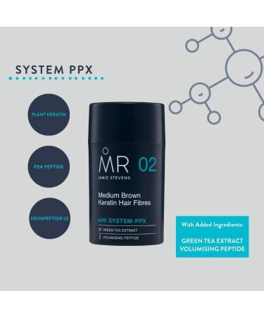 Jamie Stevens Medium Brown Hair Fibres - Instantly Thicker Hair Solution - Buy Online on GoSupps.com
