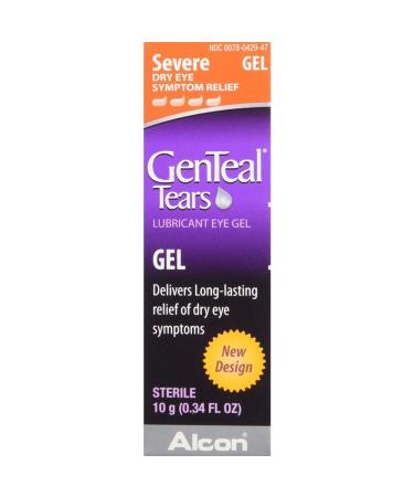 GenTeal Severe Dry Eye Relief Lubricant Eye Gel 0.34 oz (Pack of 6) 0.34 Fl Oz (Pack of 6)