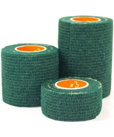 Latex Free Cohesive Bandage 7.5cm x 4.5m Green - First Aid Sports Wrap - Buy Online on GoSupps.com