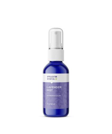 Appalachian Botanical Co Organic Lavender Mist, 2 fl oz - Pillow Mist - Bed Spray - Lavender Pillow Spray Lavender 2 Fl Oz