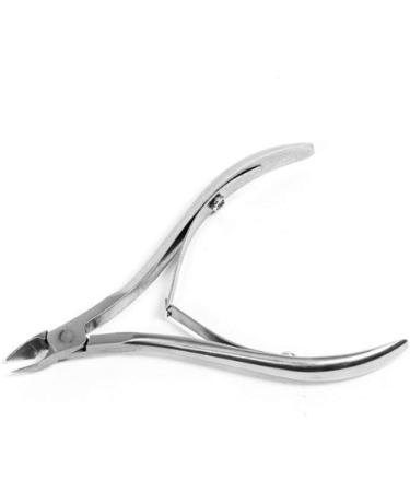 Professional Cuticle Nippers | Precision Surgical-Grade Stainless Steel Cuticle Trimmer French Handle Single Spring 5mm Jaw (Half Jaw) - Buy Online on GoSupps.com