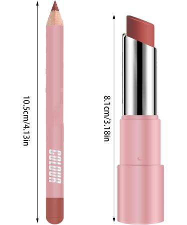  G n rique Moisturizing Lip Balm with Lip Liner Pencil Brightening Non-Sticky Set for Women Ideal for Travel Business School Home Purse Makeup Kits - Buy Online on GoSupps.com