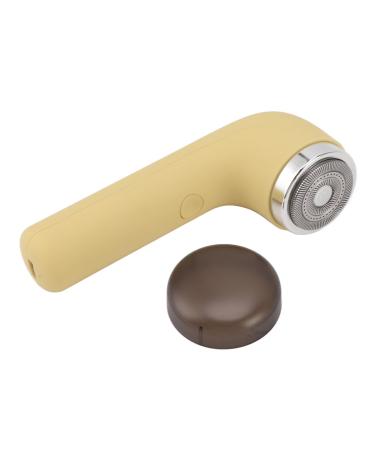 Beard Trimmer for Men Men Beard and Hair Trimmer Mini Electric Beard Trimmer Clipper Facial Hair Trimmer Beard Mustache Beard & Mustache Trimmers (Yellow)