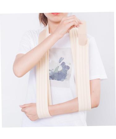 Mobestech Shoulder Immobilizer Splint | Adjustable Arm Sling & Brace for Broken Shoulder Support - Beige - Buy Online on GoSupps.com