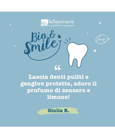 LA SAPONARIA Prot ge-dents homocompatible pour adultes et enfants - Gingembre et citron - 75 ml - Buy Online on GoSupps.com
