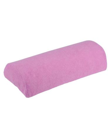 QIMYAR Soft Nail Art Design Cushion Hand Rest Pillow Half Column Manicure Care Treatment Salon Tool Pink