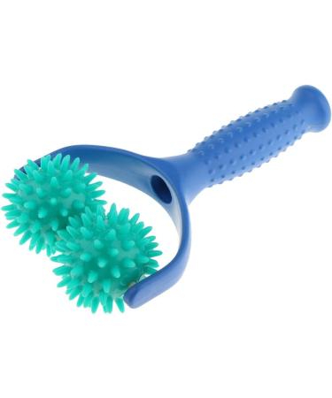 MagiDeal Y-Type Green Massage Roller with 2 Knobbed Balls - Relaxing Foot & Hand Massager for Self-Care | International Shipping Available - Buy Online on GoSupps.com