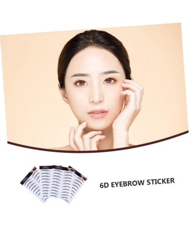 HAPINARY 4pcs Eyebrow Stickers Decal Stickers Stick on False Eyebrows Cosmetics 6d Transfer Stickers Make up - Buy Online on GoSupps.com
