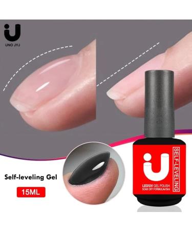 Self-Leveling Gel Polish 15ml Semipermanent Nail Polish Reinforcement Gellac Manicure Rubber Base uv led Varnish No-Wipe Top Lak - (Color: Matte Top) - Buy Online on GoSupps.com