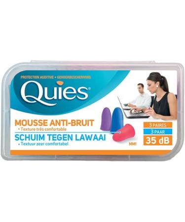 Buy QUIES Disco Foam Ear Muffs - Box of 3 Pairs | Best International Shipping - Buy Online on GoSupps.com