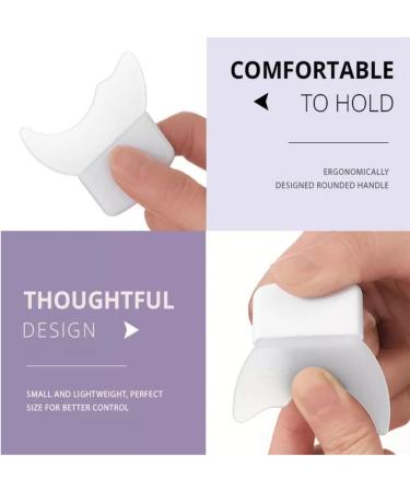 2pcs Reusable Multifunction Eye Makeup Auxiliary Guard Tool for Beginners Upper Lower Mascara and Eyeshadow Applicator Guard Pads (Purple) - Buy Online on GoSupps.com