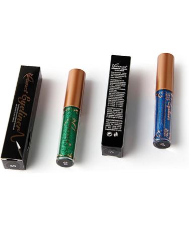 DOITOOL 3pcs Eyeliner Pencil Liquid Glitter Eyeliner Women Shadow Cosmetic Liquid Eyeliner Metallic Color 1 count (Pack of 1) As Shownx3pcs - Buy Online on GoSupps.com