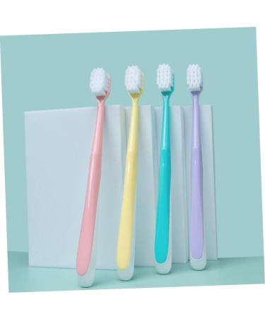 Mobestech 4-Piece Soft Cotton Toothbrush Set Wide Box Gentle Fur for Men | International Shipping - Buy Online on GoSupps.com