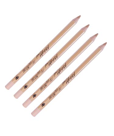 Beavorty 4pcs Concealer Pen Light Concealer Pot Concealer Korean Concealer True Skin Concealer Wooden 1 g (Pack of 1) Assorted Color