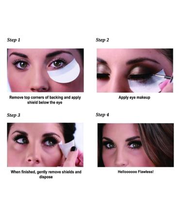50 Sheet Under Eye Pads - Lint Free Lash Extension Eye Patches & Eyeshadow Stencils for Professional Makeup - Buy Online on GoSupps.com