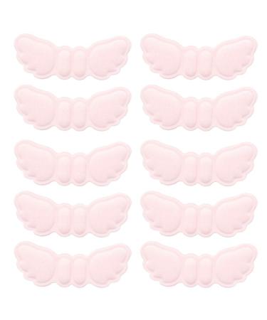 5 Pair Heel Stickers Non Slip High Heel Sticker Pain Relief Patch Pads Soft Foam Elastic Heel Cushion Pads Shoe Heel Insoles (Thin Version (Thickness About 3mm)) Pink thin version (thickness about 3mm)