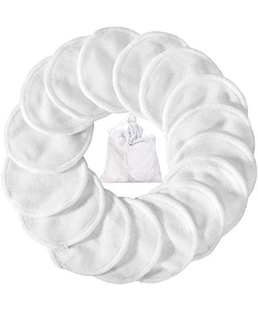 Reusable Cotton Makeup Remover Pads - 18pcs Soft Facial Wipes for Gentle Cleansing | International Shipping - Buy Online on GoSupps.com