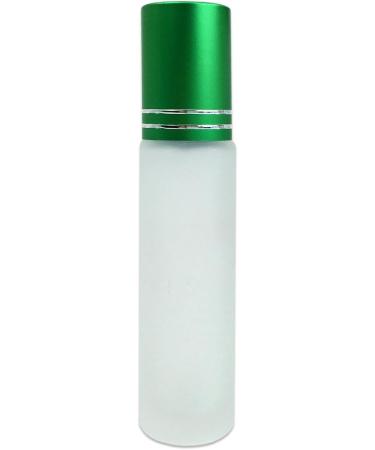 Beauticom 10ml Roller Bottles with Metal Cap & Stainless Steel Balls - Essential Oil Perfume Aromatherapy Lip Gloss (6 Pack Green) - International Shipping Available - Buy Online on GoSupps.com