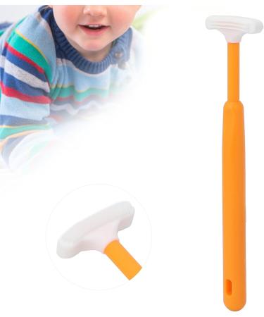 Baby Tongue Brush - Soft Infant Tongue Scraper & Cleaner for Newborn Oral Care | Relieve Bad Breath | 14x2.9cm - Buy Online on GoSupps.com