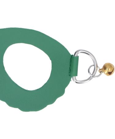 Asixxsix Hamster Dishwear & Leash Set | Synthetic Leather Crockery & Nylon Line for Guinea Pigs Hamsters Ferrets Chinchillas - 3 Sizes Available (Green) - Buy Online on GoSupps.com