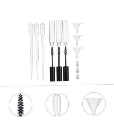 Healeved 27 Pcs Mascara Tube Eyelash Cream Tube Eyelashes Tube Pipettes Dropper Eyelash Tube Plastic Black 1 g (Pack of 1) Blackx3pcs - Buy Online on GoSupps.com