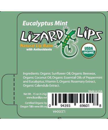 Lizard Lips USDA Certified Organic - 4 Flavor Variety Pack | Natural Lip Balm Sampler - Buy Online on GoSupps.com
