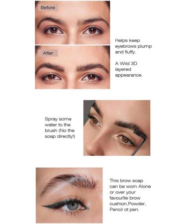 Brow Wax Clear Brow Soap Clear Eyebrow Gel for Laminating Effects Waterproof Brow Styling Wax Eyebrow Lifting and Styling - Buy Online on GoSupps.com