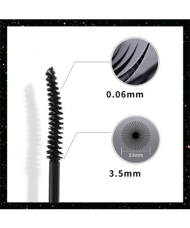 4D Silk Fiber Waterproof Mascara for Longer & Thicker Lashes | Embossed Housing Cosmetics with Natural Lengthening Effect - Includes Makeup Mirror | 1 Pcs - Buy Online on GoSupps.com