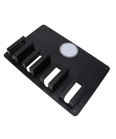 Partition Design Wall-Mounted Rack Hair Cutter Holder Storage Rack Brush Holder for Home Bathroom