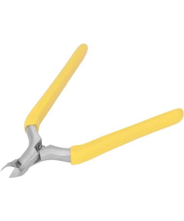 Nail Cuticle Nipper Stainless Steel Ergonomic Design Cuticle Cutter with Built-in Spring for Manicure for Nail Salon (Yellow) - Buy Online on GoSupps.com