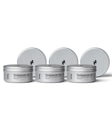 Sons Hair Thickening Clay for Men, Caffeine & Biotin Hair Styling Pomade, Promotes Growth & Thickening, Leave-in Treatment, Anti Hair Loss - 6 Months