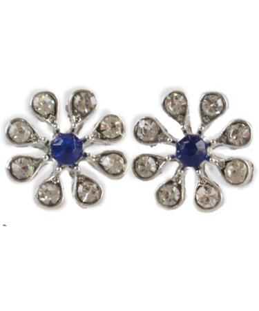 Fashion and Shiny Pave Crystal 3 Pairs Stud Earrings Set - Buy Online on GoSupps.com