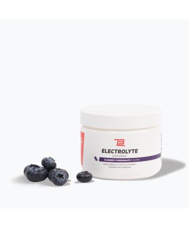 TB12 2X Electrolyte Powder by Tom Brady - Blueberry Pomegranate Vegan & Low Sugar Supplement for Fast Hydration | 30 Servings - Buy Online on GoSupps.com