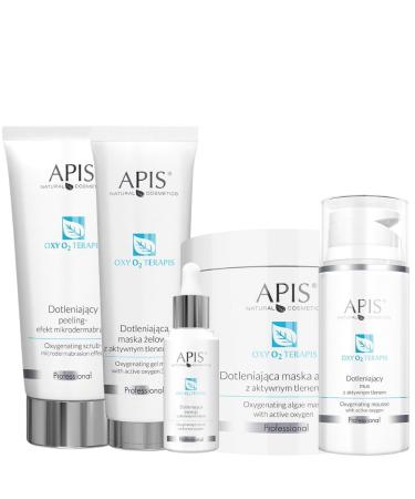 Buy Apis Professional Oxy O2 Therapies Oxygenating Algae Mask 200g - Active Oxygen for Glowing Skin | International Shipping Available - Buy Online on GoSupps.com