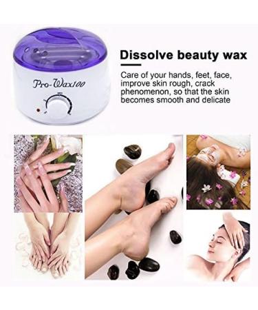 Portable Electric Wax Warmer for Total Body Hair Removal - Facial, Bikini, Armpit - Home Spa Kit for Women, Men - Melting Pot Heater Accessories - Buy Online on GoSupps.com