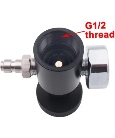 Heyxire Paintball Co2 Fill Adapter with 3000psi Gauge - Remote ASA Compressed Air Fill Station - Buy Online on GoSupps.com