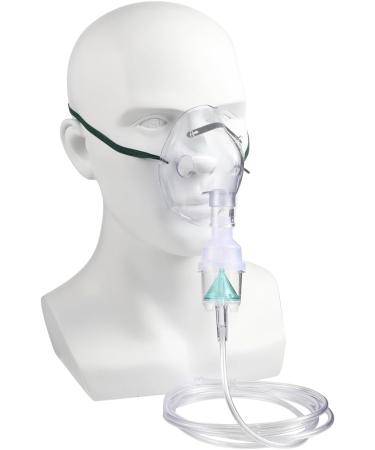 Nebuliser Kit with Nebuliser Mask Inhaler Chamber 2m Soft Tubing Nebuliser Replacement Set for Adults Universal Compatibility with Most Nebuliser Machine - 3 Pack - Buy Online on GoSupps.com