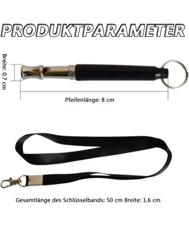 Shulllin Professional Dog Training Kit - Ultrasound High-Frequency Whistles (2 STK) with Adjustable Pipe Band - Effective Accessories for Dog Training (Black & White) - Buy Online on GoSupps.com